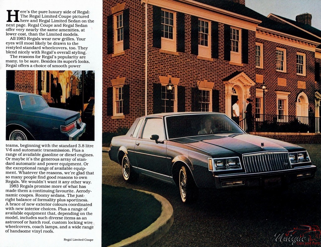 1983 Buick Regal Canadian Adverisement Page 2